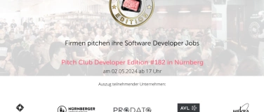 Event-Image for 'Pitch Club Developer Edition #182 - Nürnberg'