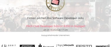 Event-Image for 'Pitch Club Developer Edition #200 - Stuttgart'