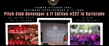 Event-Image for 'Pitch Club Developer & IT Edition #227 - Karlsruhe'