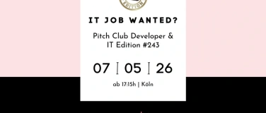 Event-Image for 'Pitch Club Developer & IT Edition #243 - Köln'