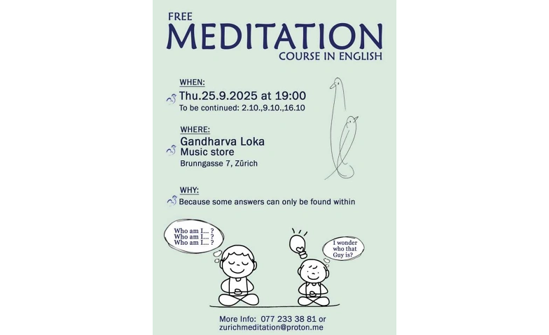 Free Meditation Course in English Tickets