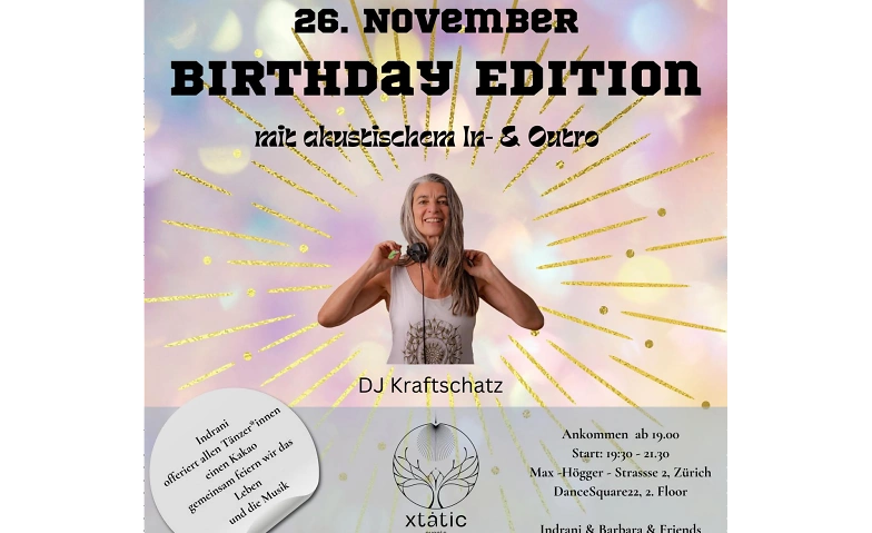 Dienstag Ecstatic Dance  DJ Kraftschatz &amp; Barbara+Friends ${singleEventLocation} Tickets