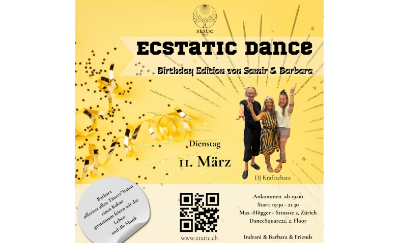 Dienstag Ecstatic Dance  DJ Kraftschatz &amp; Barbara+Friends Tickets