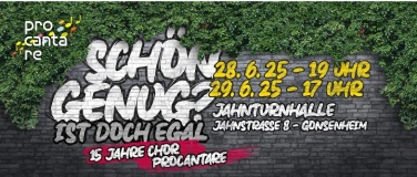 Event-Image for 'Schön genug? Ist doch egal - 15 Jahre procantare'