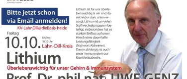 Event-Image for 'Lithium: Fit im Hirn bis ins hohe Alter'