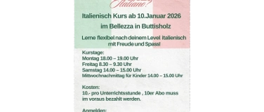 Event-Image for 'Italienisch Kurs'