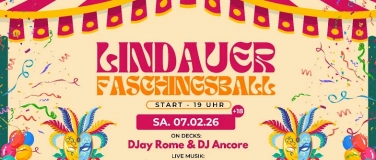 Event-Image for 'LINDAUER FASCHINGSBALL - Eilguthalle Lindau - Sa. 07.02.2026'