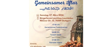 Event-Image for 'Gemeinsamer Iftar - لمة و سهرة رمضانية in Stuttgart'
