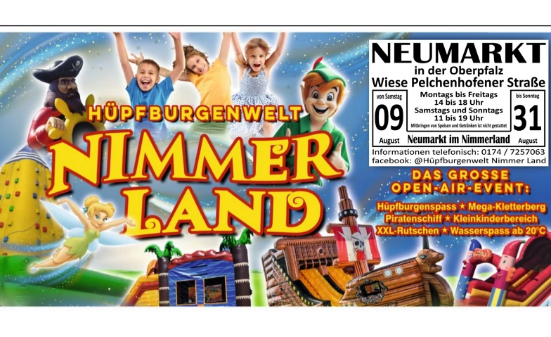 Event-Image for 'Hüpfburgenwelt Nimmerland'