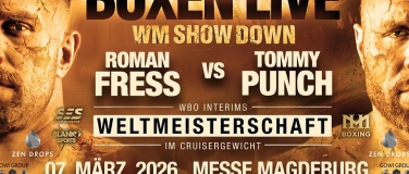 Event-Image for 'SES Box-Gala: "Der WM Showdown" Roman Fress vs. Tommy Punch'