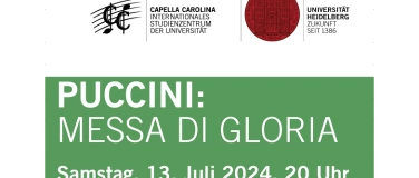 Event-Image for 'Puccini: Messa di Gloria - Capella Carolina'