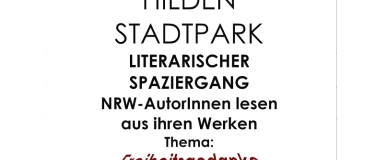 Event-Image for 'Literarischer Spaziergang im Stadtpark Hilden'