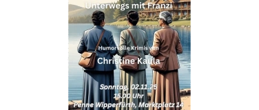 Event-Image for 'Lesung - Unterwegs mit Franzi - Humorvolle Kurzkrimis'