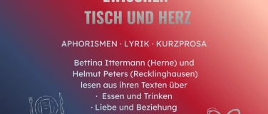 Event-Image for 'Lesung: Zwischen Tisch und Herz'