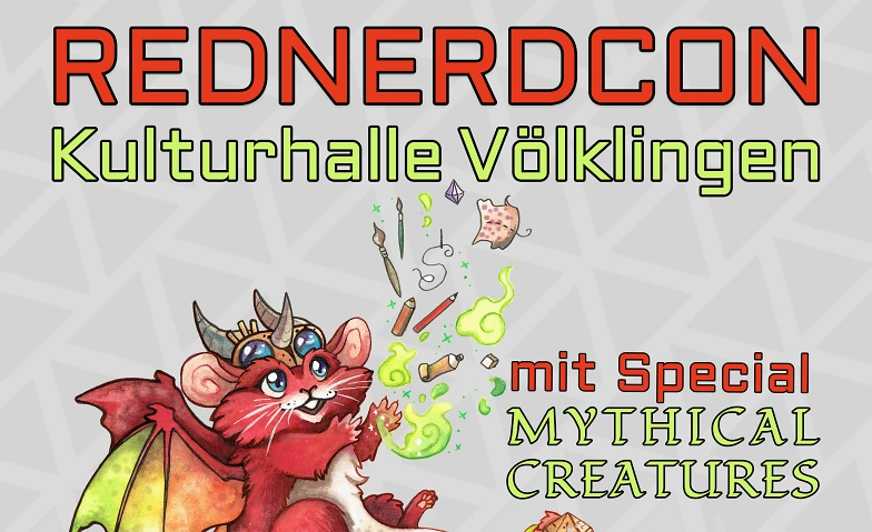 Event-Image for 'REDNERDCON 2026 -  Die Con für Artists, Cosplay und Crafting'