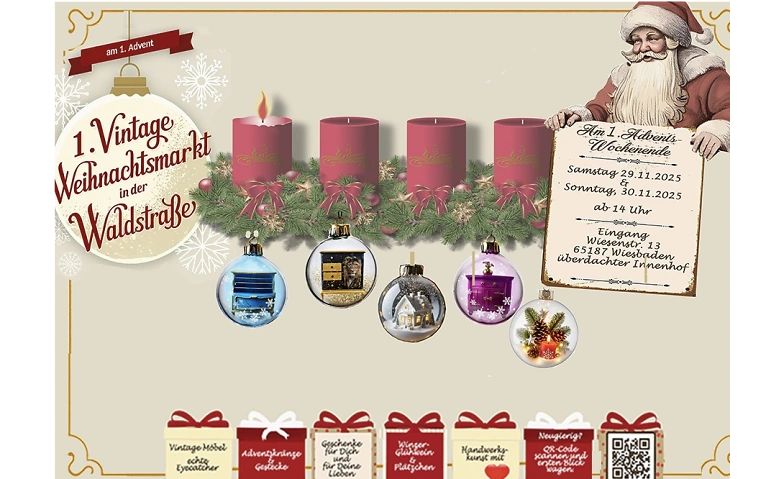 Event-Image for '1. Vintage Weihnachtsmarkt in der Waldstraße'