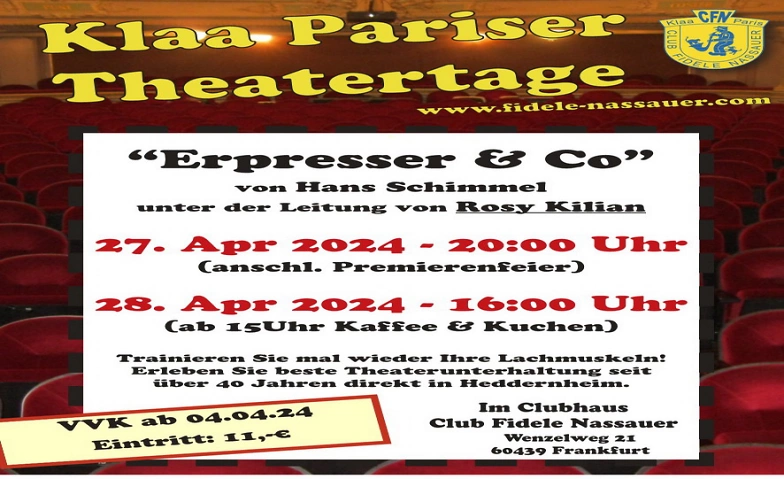 Event-Image for 'Klaa Pariser Theaterwochenende'