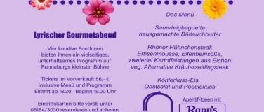 Event-Image for '&bdquo;Poesie mit Messer und Gabel&rdquo; - Lokalgezaubert-Edition'