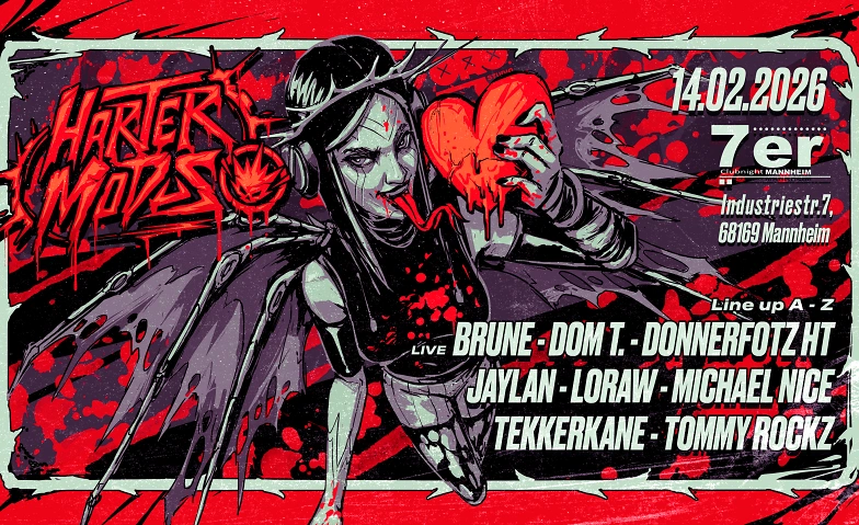 Event-Image for 'HARTER MODUS pres. BLOODY VALENTINE @ 7er CLUB MANNHEIM'