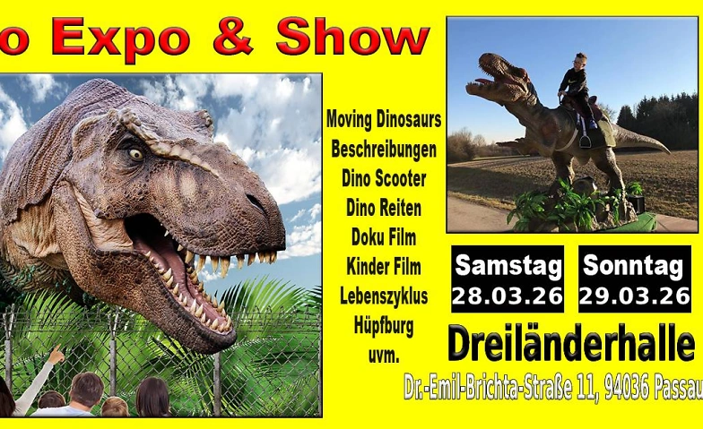 Event-Image for 'Dino Expo & Show Dreil&auml;nderhalle Passau'