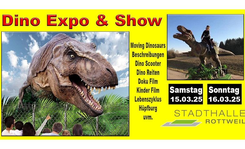 Dino Expo &amp; Show Stadthalle Rottweil ${singleEventLocation} Billets