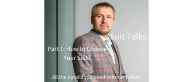 Event-Image for 'Suit talks. Part 1: How to Choose Your Suit?'