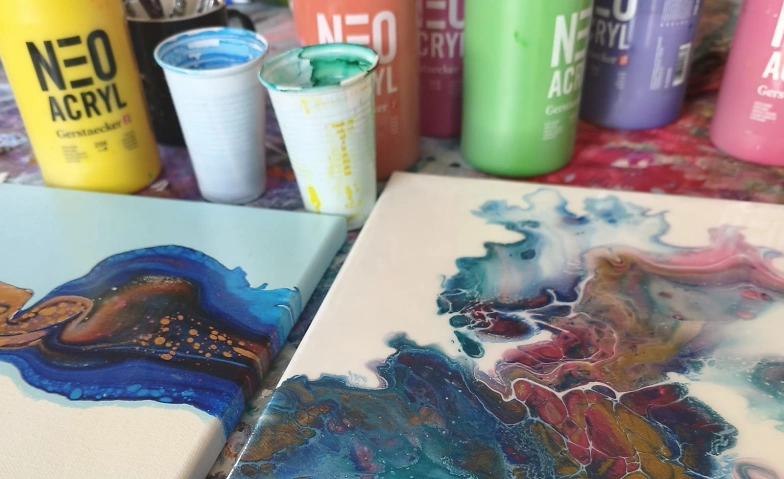 Pouring Fun - Kinder Kunst Workshop