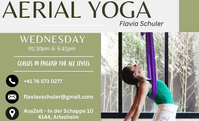 Event-Image for 'Aerial Yoga Flavia Schuler'