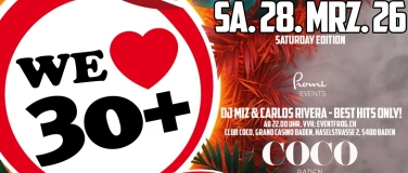 Event-Image for 'We Love 30+ Party'