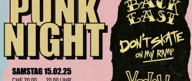 Event-Image for 'Punk Night mit Dont' Skate on My Ramp, Vodew & Back East'