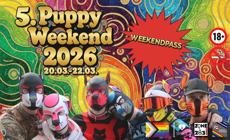 Puppy Weekend 2026 - Weekendpass Tickets