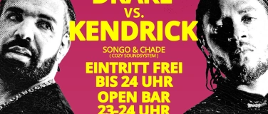 Event-Image for 'EINTRITT FREI & OPEN BAR - DRAKE VS KENDRICK IM ABC MÜNCHEN'