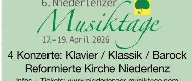 Event-Image for 'Niederlenzer Musiktage 4 Konzerte / 3 Tage'
