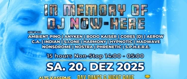 Event-Image for 'In Memory of DJ NOW-HERE'
