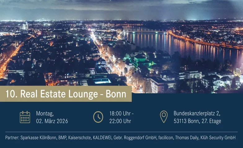 Event-Image for '10. Jubil&auml;um REAL ESTATE LOUNGE. Entscheider im Dialog.'