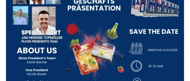 Event-Image for 'Gesch&auml;ftspr&auml;sentation mit Special Guest'
