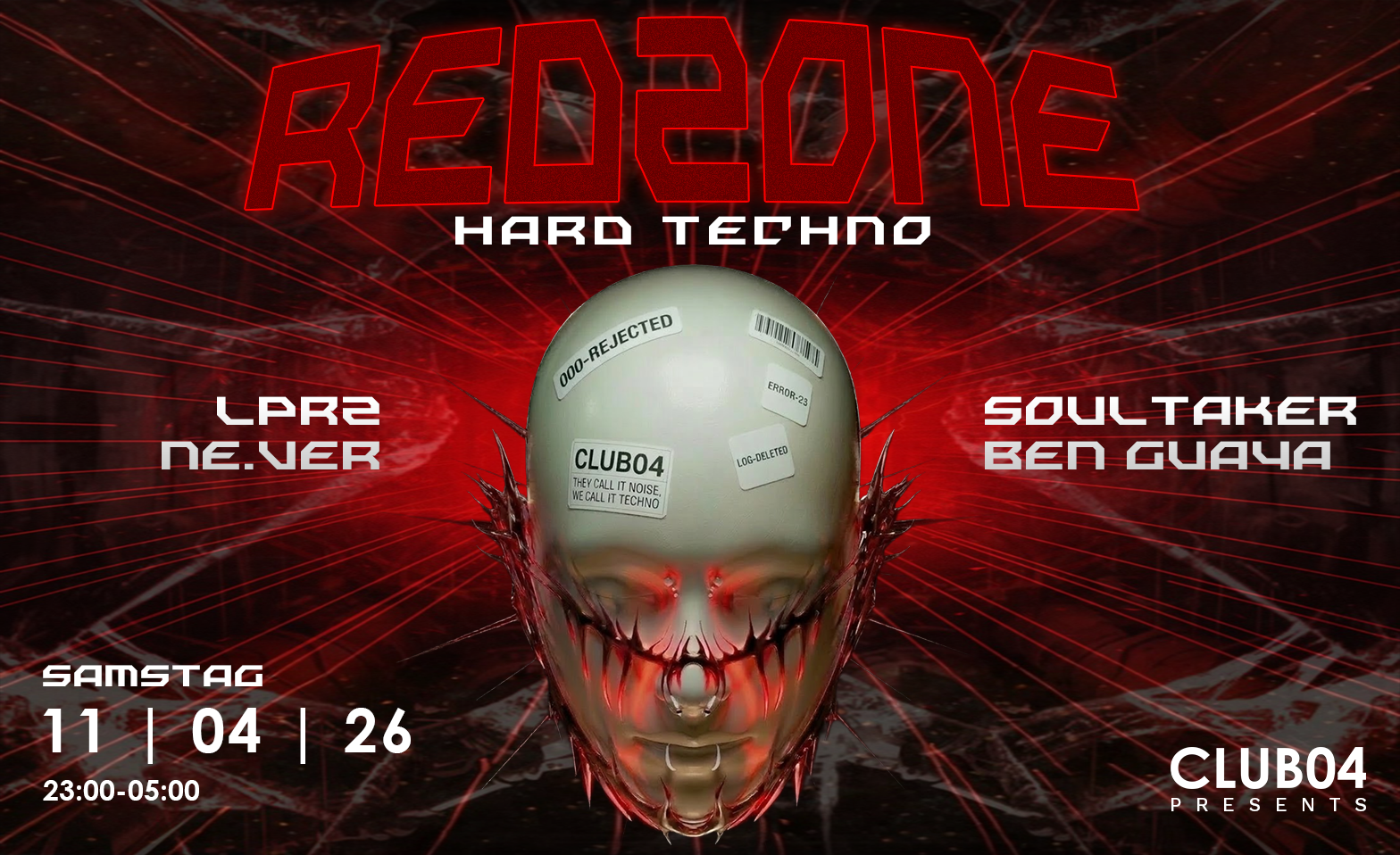 REDZONE - CLUB04 CLUB04, Z&uuml;rich Tickets