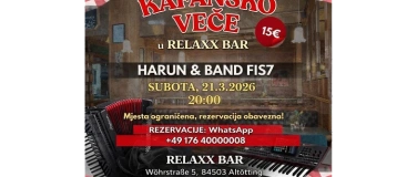 Event-Image for 'KAFANSKA NOC  RELAXX BAR'