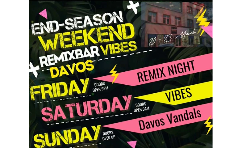 End of Season Party at Remix Bar Tickets