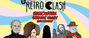 Event-Image for 'RETRO CLASH Halloween Student Night // 31.10. Klub Domhof'