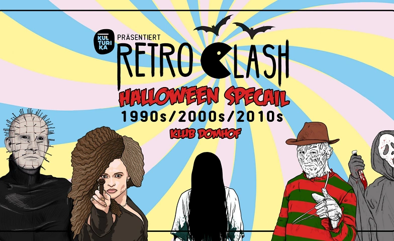 Event-Image for 'RETRO CLASH Halloween Special im Klub Domhof'