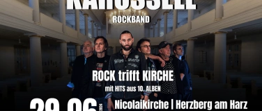 Event-Image for 'ROCK TRIFFT KIRCHE - Karussell-Rockband - Kirchen-Tour 24'