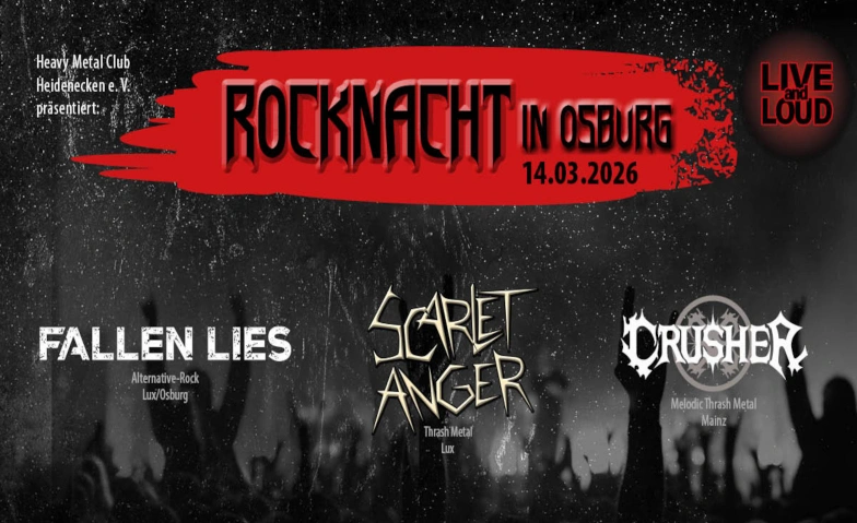 Rocknacht in Osburg Vereinshaus des MGV, Engweg 9, 54317 Osburg Tickets