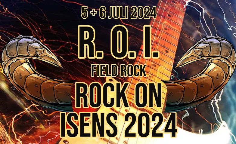 R.O.I. Rock On Isens Festival Weekend 5+6 Juli 2024 R.O.I. Rock On Isens, Isenser Burweg 6, 26969 Butjadingen Tickets