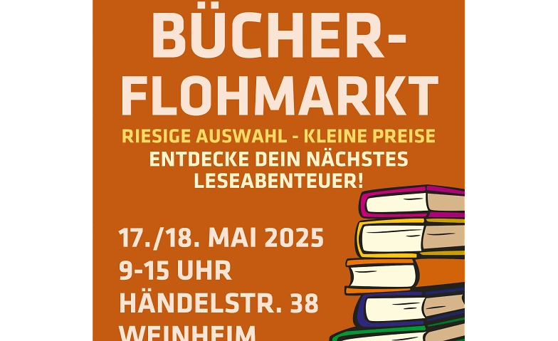 Gro&szlig;er B&uuml;cherflohmarkt in Weinheim Billets