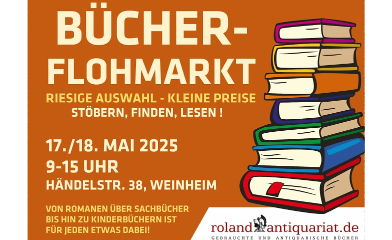 Event-Image for 'Großer Bücherflohmarkt in Weinheim'