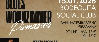 Event-Image for 'Blues Wohnzimmer PIRMASENS (Special Guest: Manuel Bastian)'