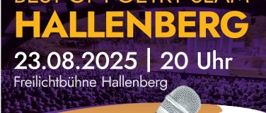 Event-Image for 'Best of Poetry Slam Hallenberg'