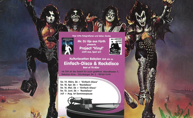 Event-Image for '"Rockdisco" auf Vinyl im Babylon F&uuml;rth'