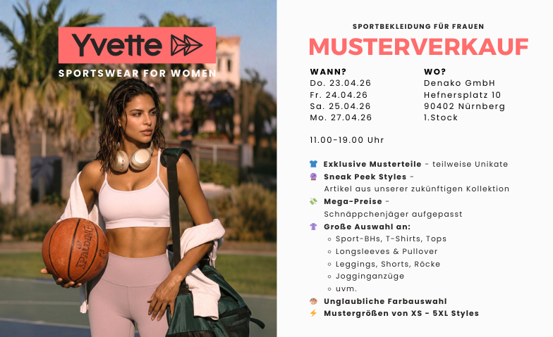 Event-Image for 'Musterverkauf Sportmode f&uuml;r Frauen'